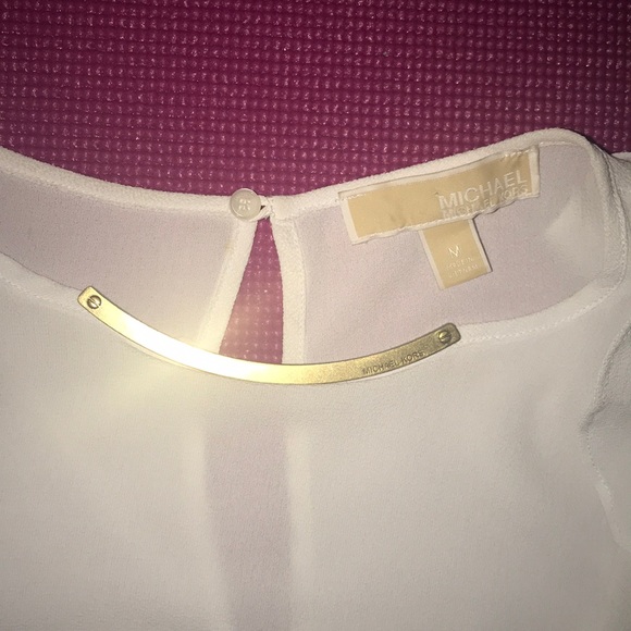 michael Kors white blouse - Picture 2 of 2
